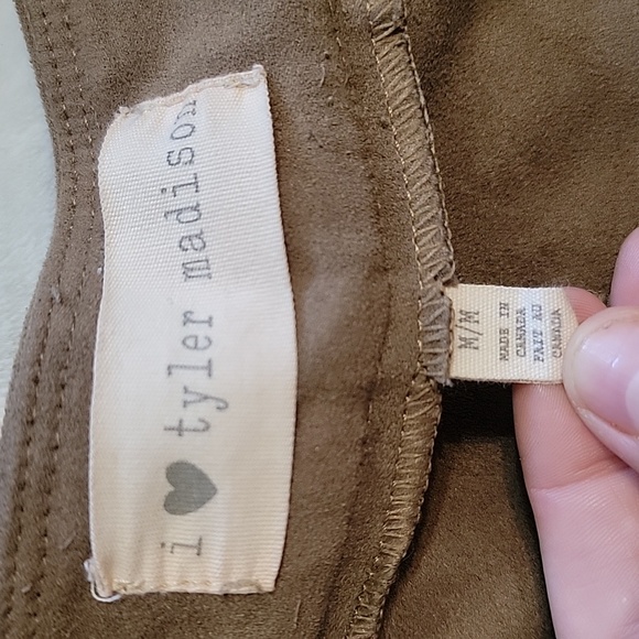 I Love Tyler Madison Suede Pull On Bootcut Leggings - Picture 6 of 7